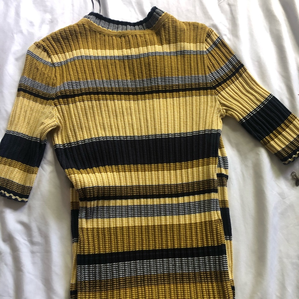 Sweater Midi Dress with Slits